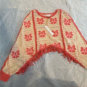 House of Harlow 1960s  Pink and Cream Sweater from Nicole Richie’s Y2K boho line